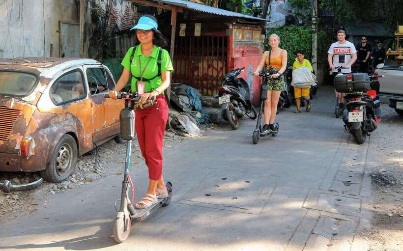 Bangkok: Riverside E-Scooter Adventure with StreetFood Snack - Price and time: why $38 feels fair for what you get