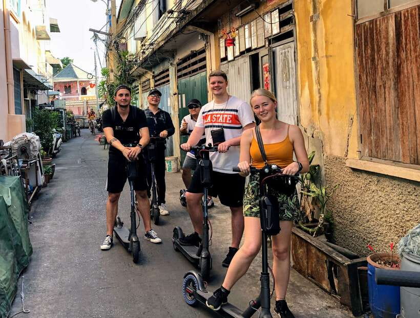 Bangkok: Riverside E-Scooter Adventure with StreetFood Snack - Guide style: why names matter here