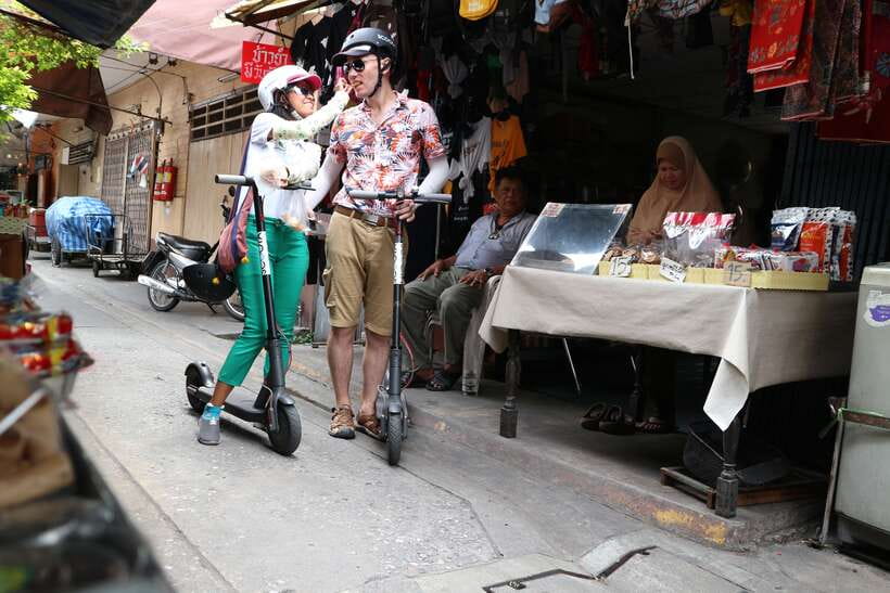 Bangkok: Riverside E-Scooter Adventure with StreetFood Snack - Before you start: what the scooter lesson really means