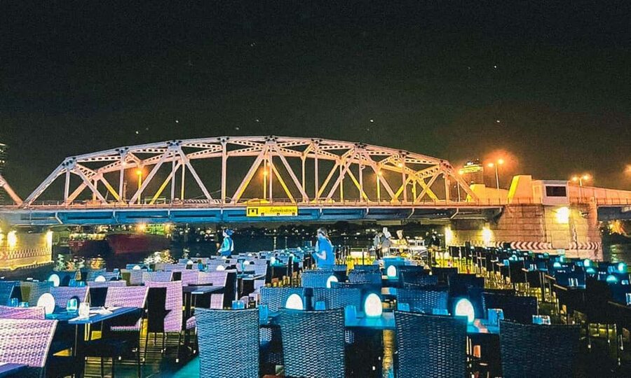 Bangkok: Royal Princess Cruise with Buffet Dinner & Show - Outdoor deck time: when the river views get romantic
