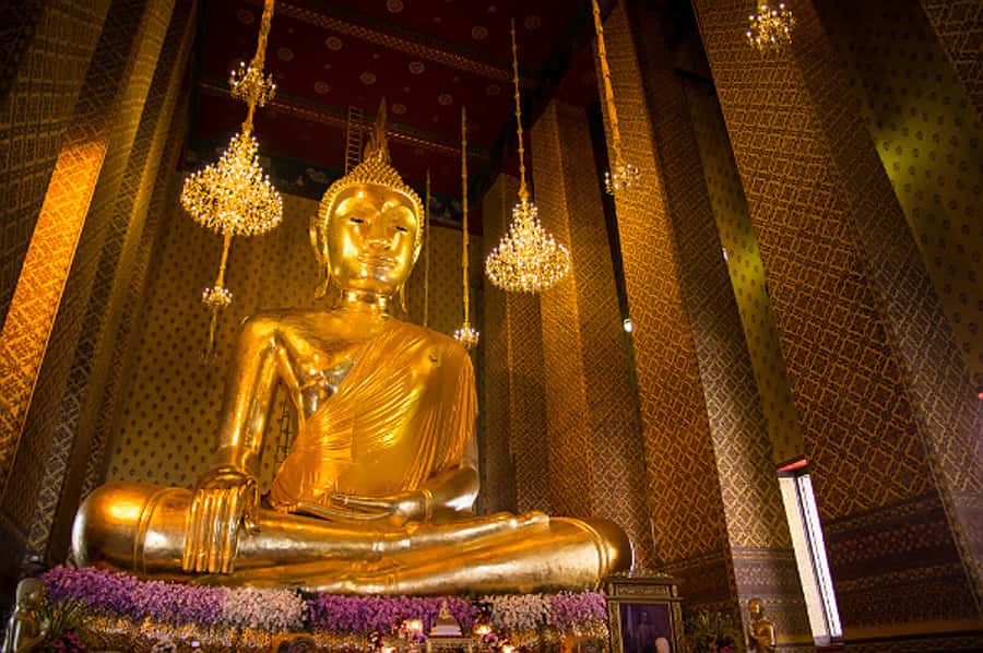 Bangkok’s Past with Local Taste Tour by Bike and Boat - Long-Tail Boat Down Back Canals to the Chao Phraya and Grand Palace Pass