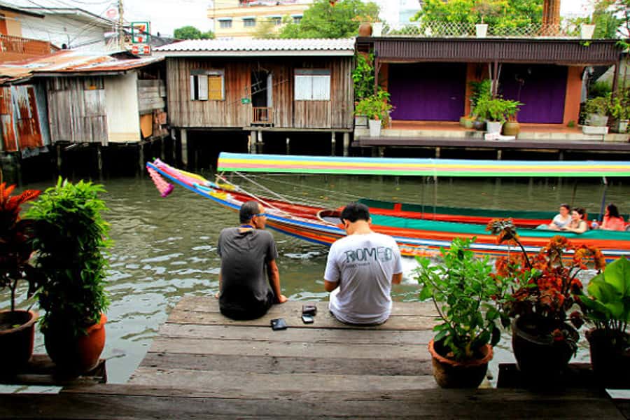 Bangkok’s Past with Local Taste Tour by Bike and Boat - The Floating Market Area and Traditional Dance Show