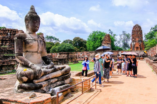Bangkok to Ayutthaya Historical Park Tour with Lunch Cruise - Lunch buffet on the river: Asian and Western options