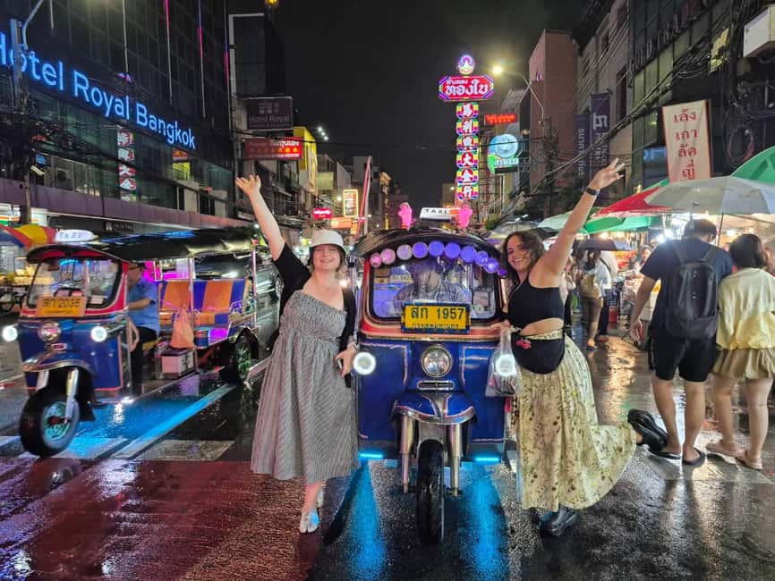 Bangkok: Tuk Tuk Adventure Chinatown Michelin Food & Temples - Start at MRT Sam Yan: Meeting Point, ID Rules, and What You’ll Notice First