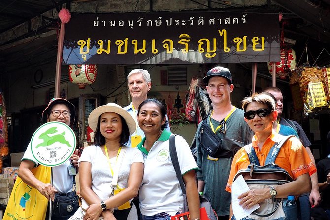 "Bangkok Walking Hopping Tour" show city’s historic sights are located. - Pak Khlong Flower Talat Original: Start With Bangkok at Its Most Colorful