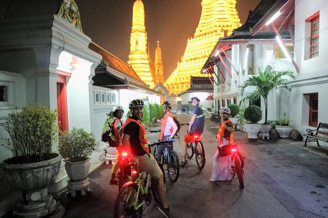 Bike Bangkok at Night with Thai Dinner - Why a 6 pm Bike Tour Is the Right Bangkok Timing