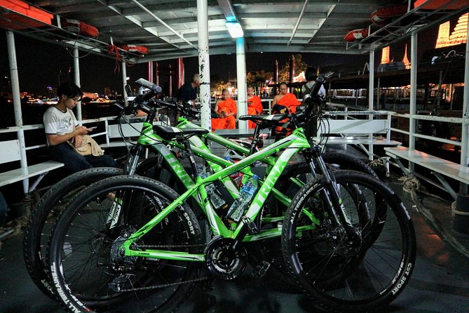 Bike Bangkok at Night with Thai Dinner - Wat Mangkon Kamalawat and Chinatown’s Neon Alleys