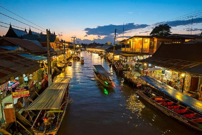 BKK: Damnoen Floating Market, Maeklong Rail & River Bridge - The lunch window: plan for paying out of pocket