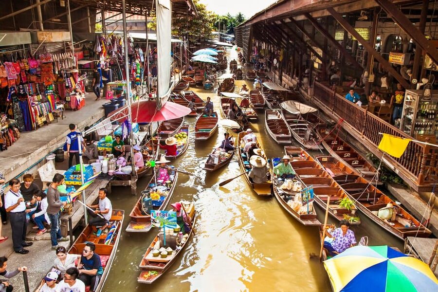 BKK : Private Damnoen Saduak Floating Market Half Day - Entering the Floating Market: What You’ll See Up Close