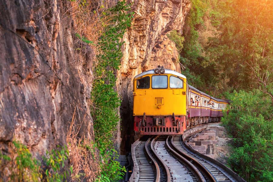 BKK : Private Tour River Kwai Bridge & Train to Krasae Cave - River Kwai Bridge: history you can point at