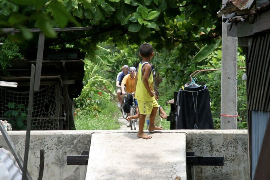 Colors Of Bangkok: 4-Hour Small Group Bike Tour - Bang Krachao’s Green Lung: coconut shade, elevated paths, and narrow-bike reality