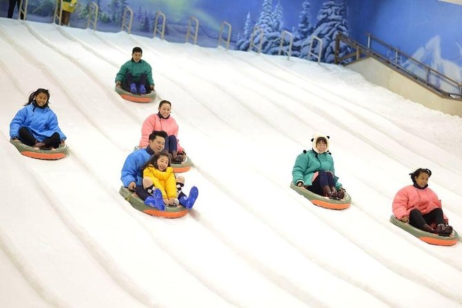 Dream World & Snow Town in Bangkok with Return Transfer & Lunch - Snow Town Bangkok: cold fun for kids, plus Go-karts