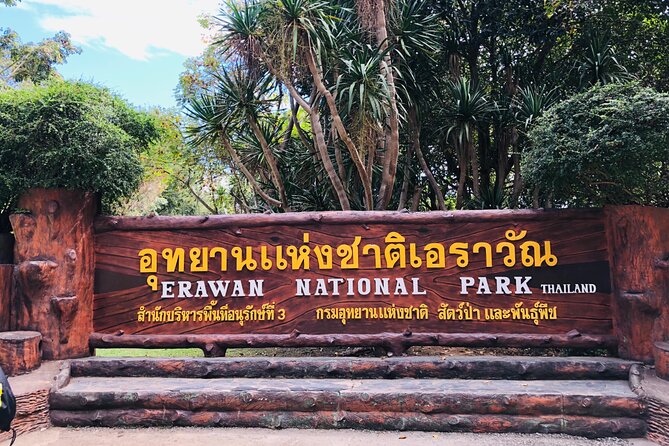 Erawan Waterfall and River Kwai Bridge Day Tour from Bangkok - Erawan Waterfall National Park: swimming, trekking, and cooling off
