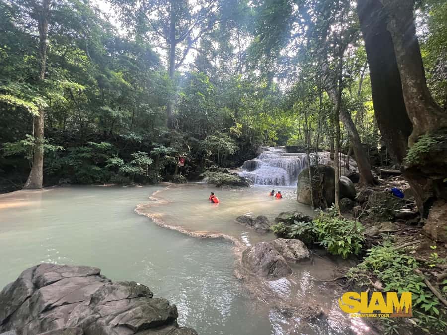 Erawan Waterfall, River Kwai & Railway Tour : From Bangkok - River Kwai Bridge: the photo stop that actually sets the stage