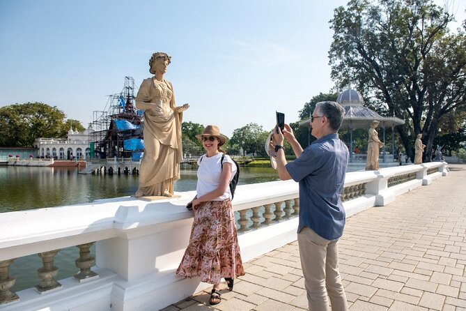 Explore Ancient Ayutthaya Historical Park Day Tour in Bangkok - Wat Yai Chaimongkul: reclining Buddha and a chedi you can spot from afar