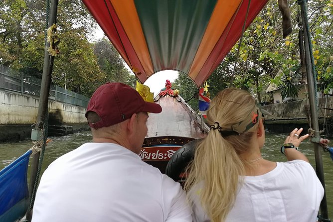 Explore Bangkok by Bike & Boat with Lunch - Khlong Dan long-tail speedboat ride back: zooming through riverside life