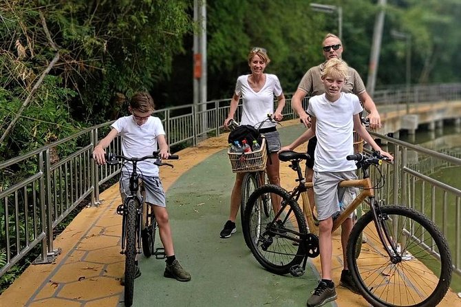 Family Bicycle Tour in the Green Oasis of Bangkok on Bamboo bikes - Starting at the Thai Post Box by Khlong Toei