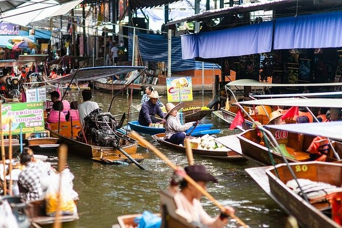 Floating Market & Railway Market near Bangkok - Wat Bang Kung: wrapped-by-banyan temple and a calmer ending