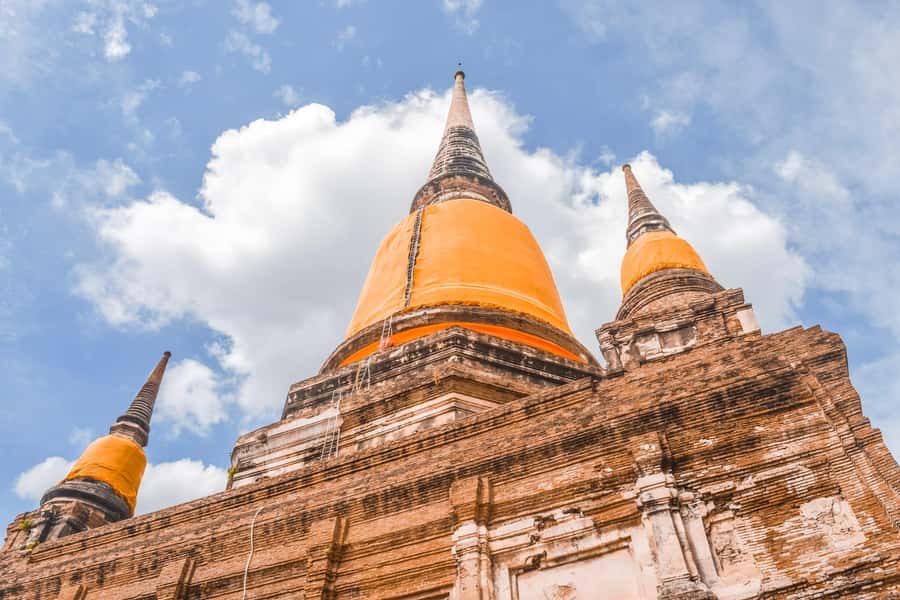 From Bangkok: Ayutthaya Ancient City Temple Tour - Wat Yai Chai Mongkol (1357): A Great First Temple Anchor