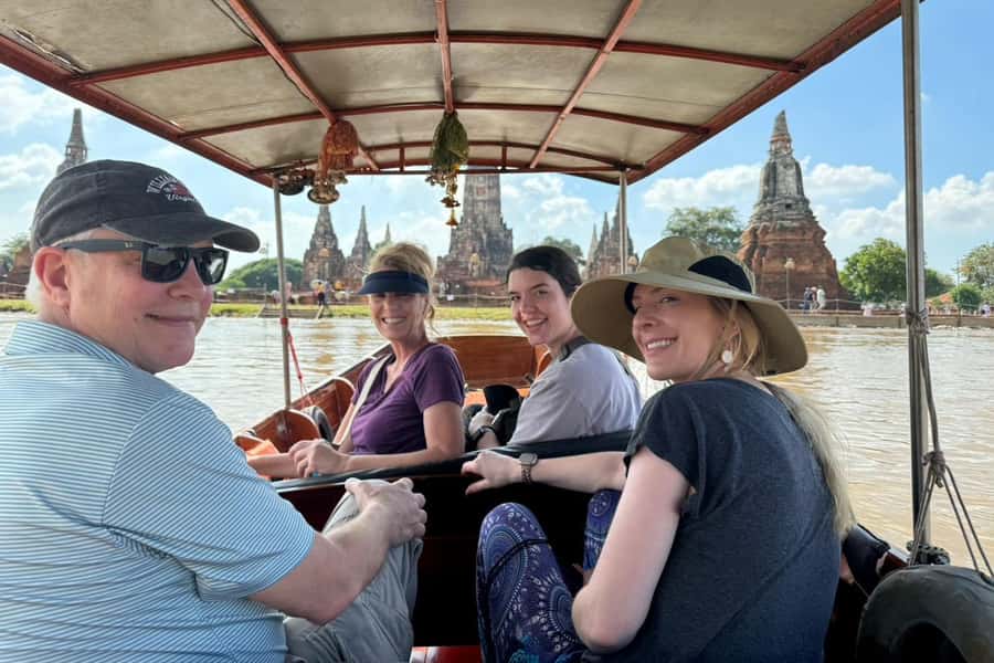 From Bangkok: Ayutthaya Heritage Site & Boat Ride (Private) - Wat Phra Si Sanphet: palace-and-chapel atmosphere without the crowd crush