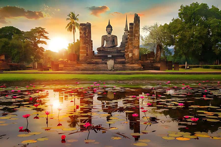 From Bangkok:Ayutthaya Night Temples&Market with local Snack - Key highlights