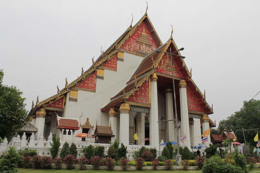 From Bangkok: Ayutthaya Private Full-Day UNESCO Trip - Wat Lokaya Sutharam: the 42-meter reclining white Buddha
