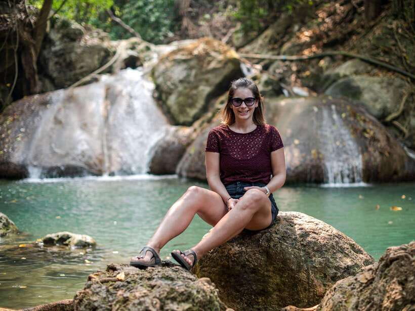 From Bangkok: Erawan Park & Kanchanaburi Small-Group Tour - Erawan National Park: swimming, hiking, and climbing toward Level 7
