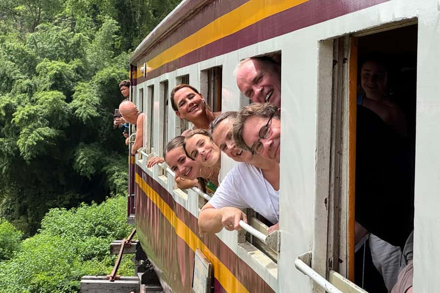 From Bangkok: Erawan Waterfall & Kanchanaburi Private Tour - Lunch Break Without the Stress (Optional, So You Can Stay Flexible)
