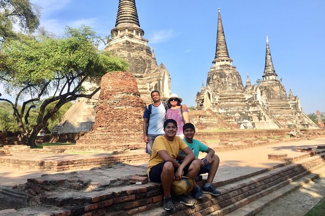 From Bangkok : Floating market, Kanchanaburi, Ayutthaya (3 days) - Day 3: Ayutthaya temples, Golden Buddha, and a boat view of the historical park