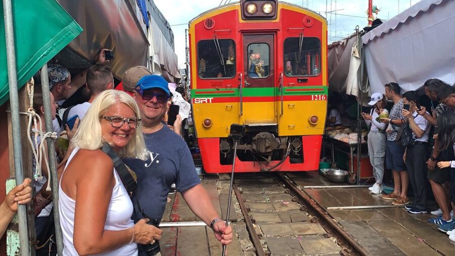 From Bangkok: Floating & Railway Markets Tour & Coconut Farm - Salt field lesson: turning seawater into cooking-ready crystals