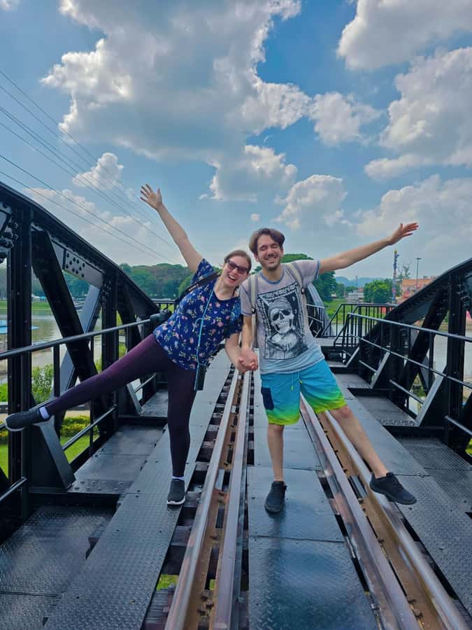 From Bangkok: Kanchanaburi, River Kwai and Erawan Waterfall - River Kwai Bridge: iconic photos, heavy context