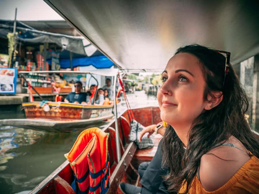 From Bangkok: Maeklong Railway and Floating Market Day Tour - Damnoen Saduak Floating Market: A Longtail Boat Gives You Perspective