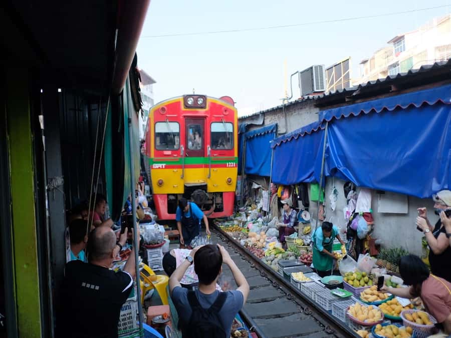 From Bangkok: Private Railway and Floating Market Tour - Canal boat ride to Damnoen Saduak floating market