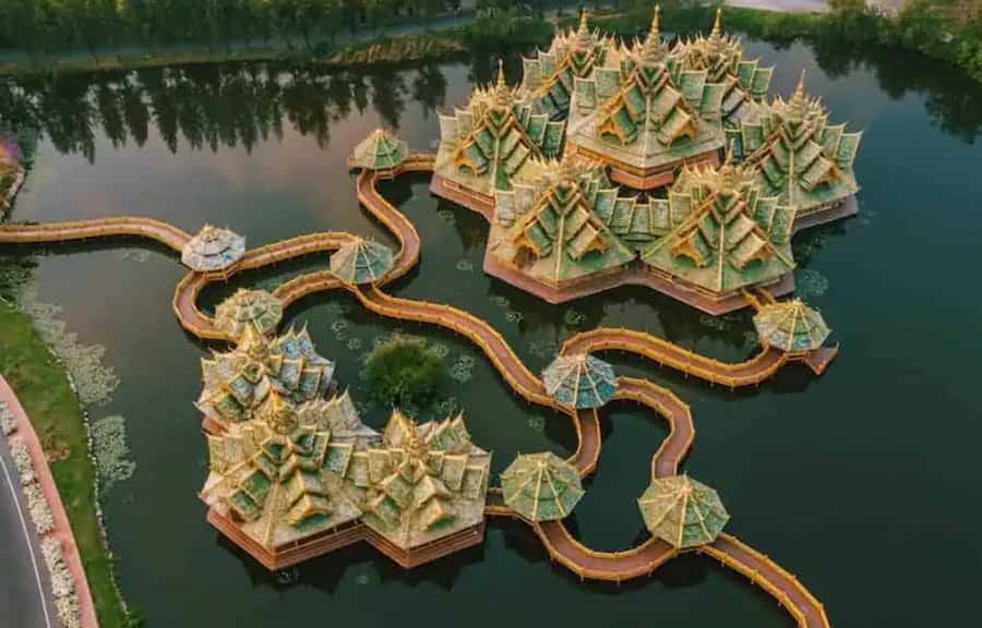 From Bangkok: Samut Prakan Ancient Private City Tour - The museum with original architecture: the best payoff for close-up detail
