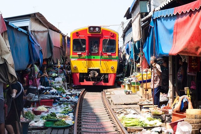 Full-Day Floating Market and Maeklong Railway Market Private Tour from Bangkok - Maeklong Railway Market: the train-market moment you can’t fake
