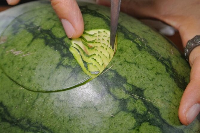 Full Day Professional Thai Fruit and Vegetable Carving Class - What You Take Home: A Complimentary Knife and Results You Can Use
