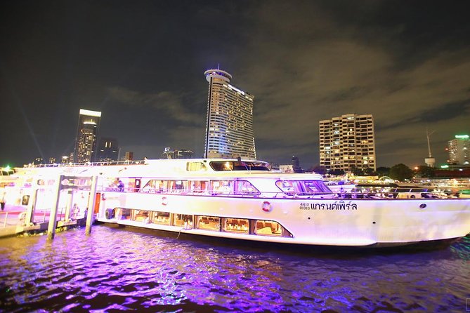 Grand Pearl Dinner Cruise Experience at Bangkok with Pickup - Boarding the Grand Pearl: welcome drink, music, and Thai classical dance
