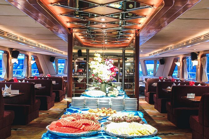 Grand Pearl: Luxury Dinner Cruise with Live Entertainment - Price and value: $60.10 for a full river evening