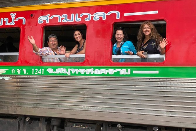 Half-Day Railway Market and Floating Market Tour in Thailand - Maeklong Railway Market: Hoop Rom and Shopping on Active Tracks