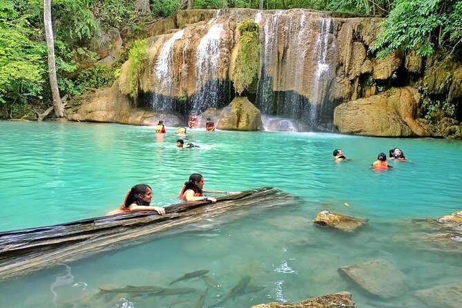 Kanchanaburi Full Day Tour: River Kwai and Erawan Falls - JEATH War Museum: Death Railway history in a time set aside