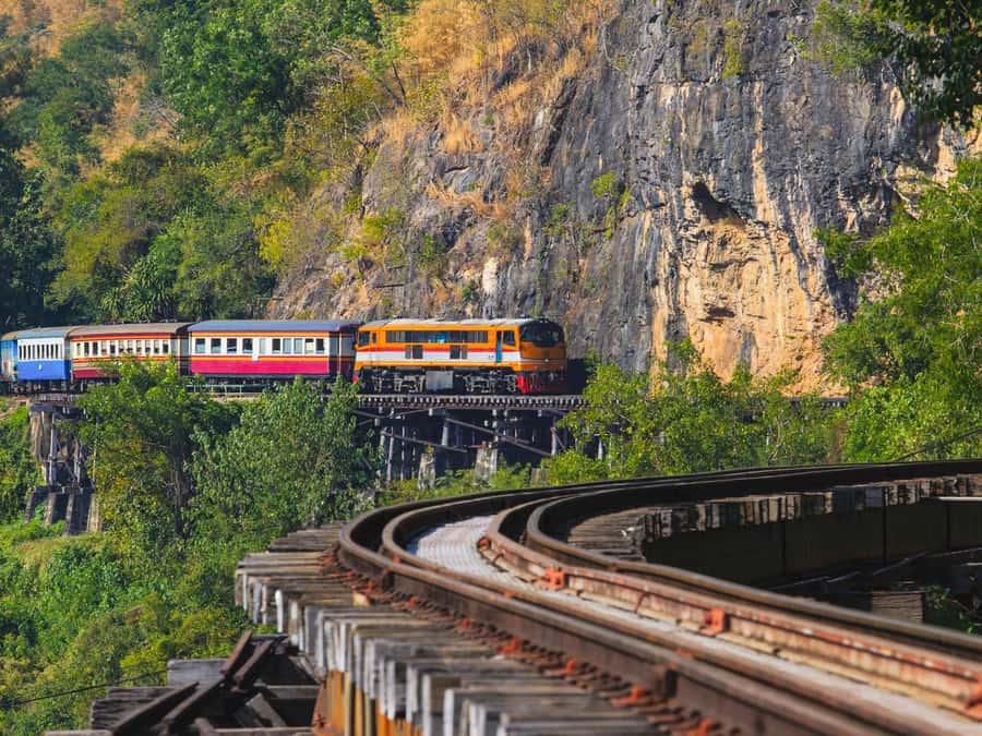Kanchanaburi: River Kwai and Death Railway Day Tour - Bridge over the River Kwai and Tham Krasae Station: classic sights with train spotting time