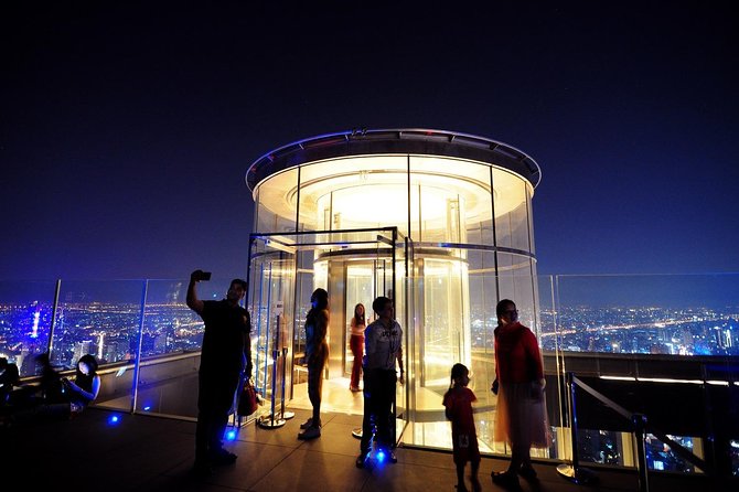 Mahanakhon SKY WALK Ticket with Pick-up - Bangkok's Highest Observation Deck - The rooftop glass tray: the signature thrill (and the photo payoff)