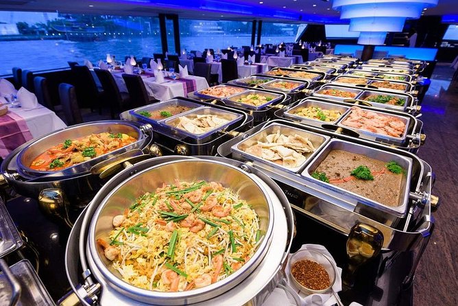 New Year Party : Chao Phraya Princess Dinner Cruise with Return Transfer - Fireworks over Wat Arun and the riverside skyline: the view is the point