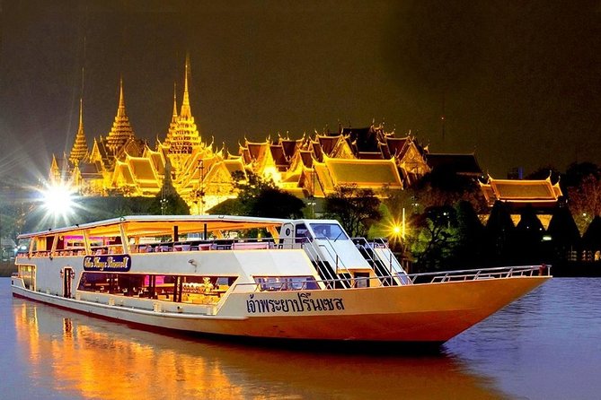 New Year Party : Chao Phraya Princess Dinner Cruise with Return Transfer - Timing on the clock: pickup, boarding, dinner, midnight fireworks