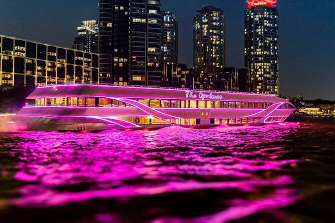 Opulence Buffet Dinner Cruise & Cultural Show - Temples and bridges: what you see from the Chao Phraya route