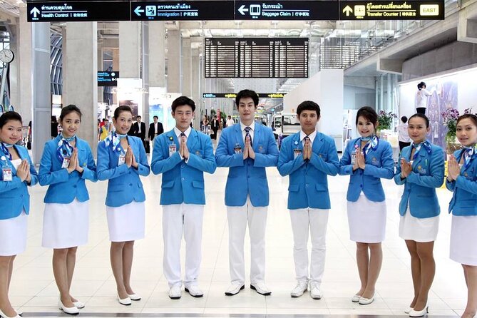 Priority Fast Track Entry at Bangkok Airport with Guide - Arrival flow: from the plane exit to baggage, taxi, and onward