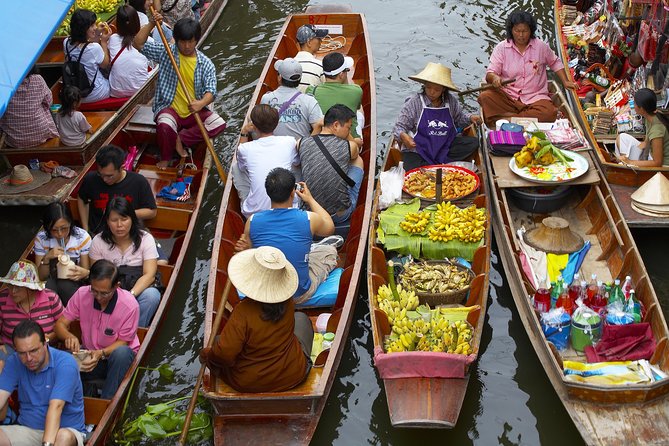 Private 3-Day River Kwai, Floating Market and Erawan Waterfalls Tour - Damnoen Saduak Floating Market: Boat-First, Not Bus-Only