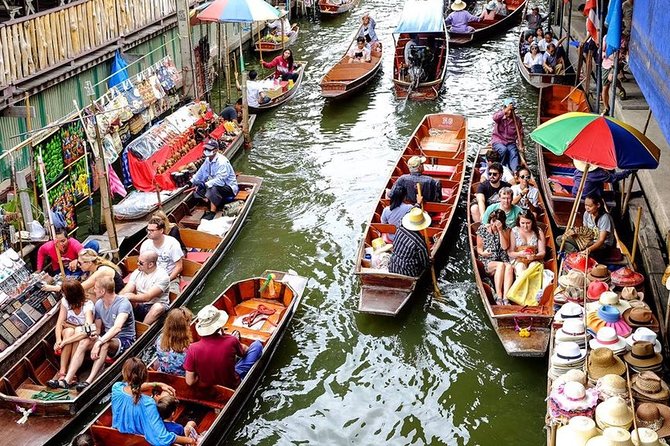 Private Amphawa & Maeklong Railway Market Day Tour with Fireflies - Wat Bang Kung: Temple stop with battle-era context
