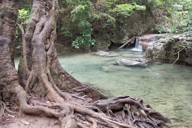 Private Excursion to Floating Market and Erawan Waterfall - River Kwai Bridge: short stop, big context, free admission
