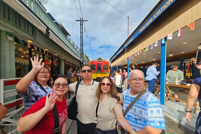 Private Floating Market, Train Market and After Rain Cafe Tour - Maeklong Railway Market: Where the Train Owns the Rules